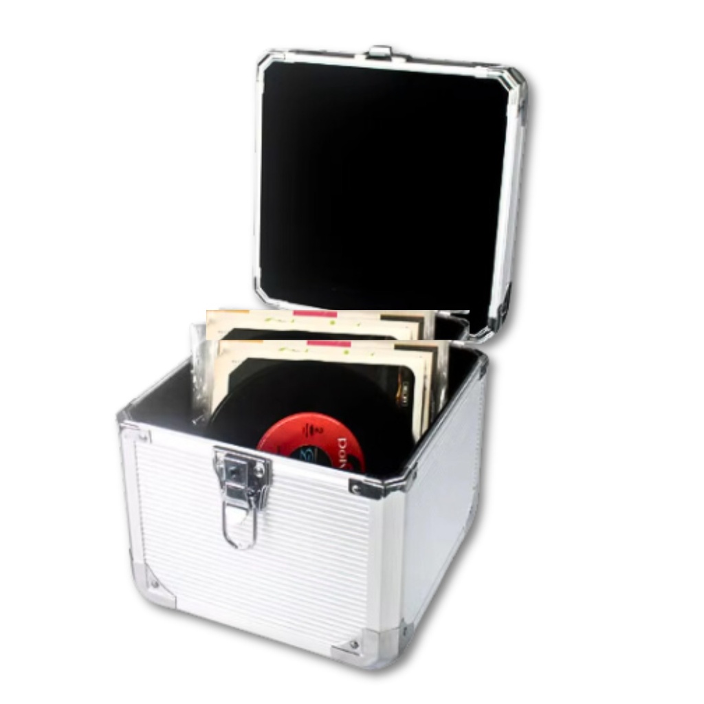 Caja de Aluminio para Vinilos de 7'