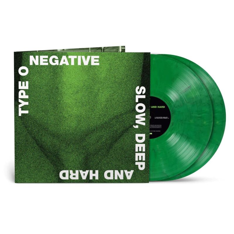 [NLP4148] Type O Negative - Slow Deep and Hard (Green & Black Marbled Coloured) (Limited Edition) (2 LP)