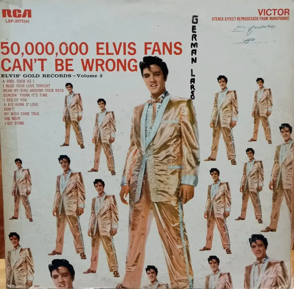 Elvis Presley – 50,000,000 Elvis Fans Can't Be Wrong (Elvis' Gold Records, Vol. 2)