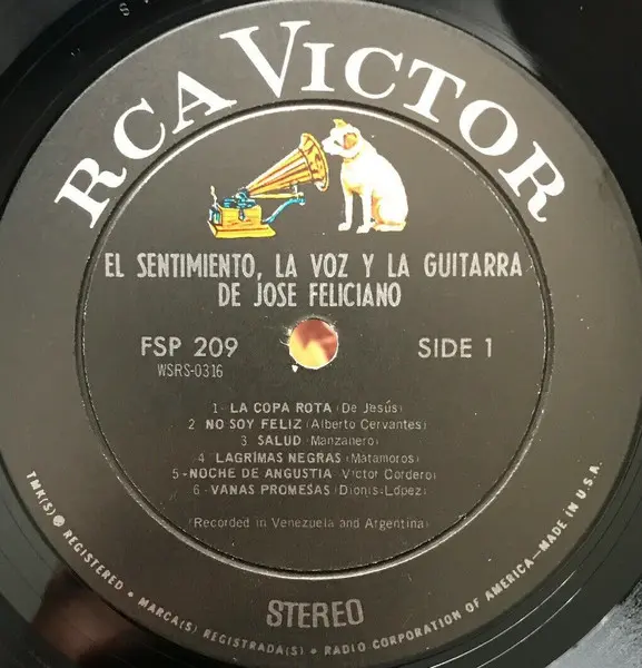 [ULP4246] José Feliciano – El Sentimiento, La Voz Y La Guitarra De José Feliciano