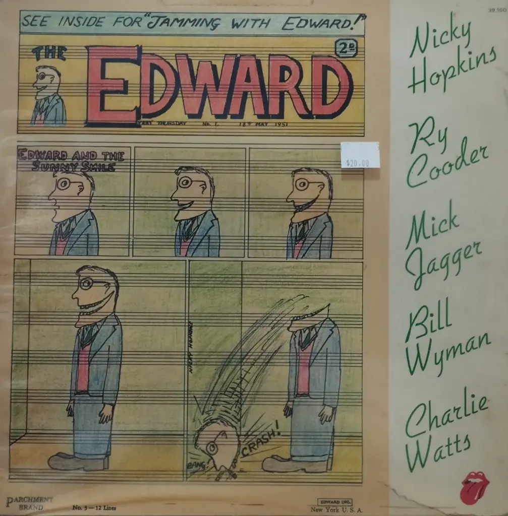 Nicky Hopkins, Ry Cooder, Mick Jagger, Bill Wyman, Charlie Watts – Jamming With Edward!