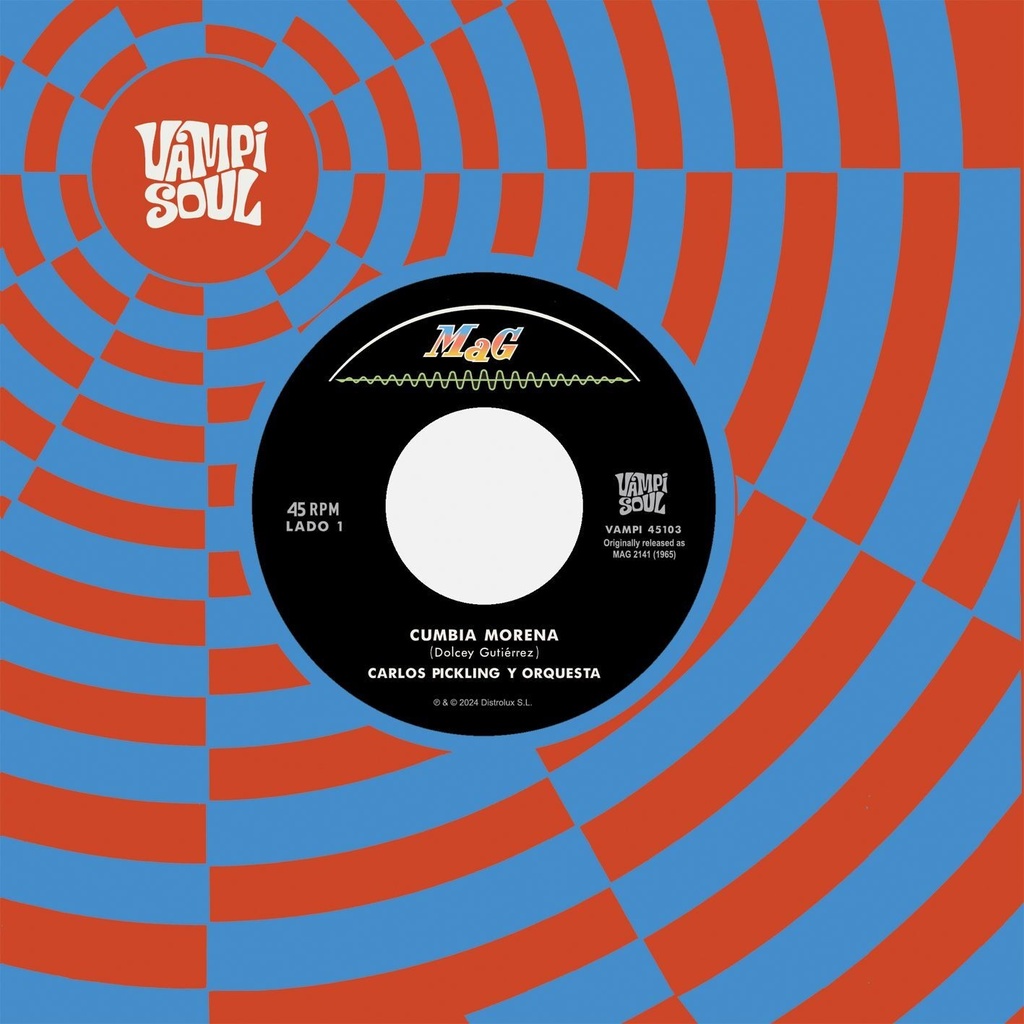 Carlos Pickling Y Orquesta Cumbia Morena (Vinyl) 7 Single