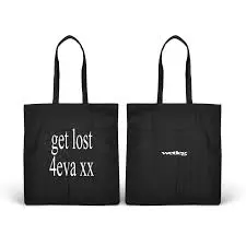 Tote Bag WETLEG (get lost 4eva xx)