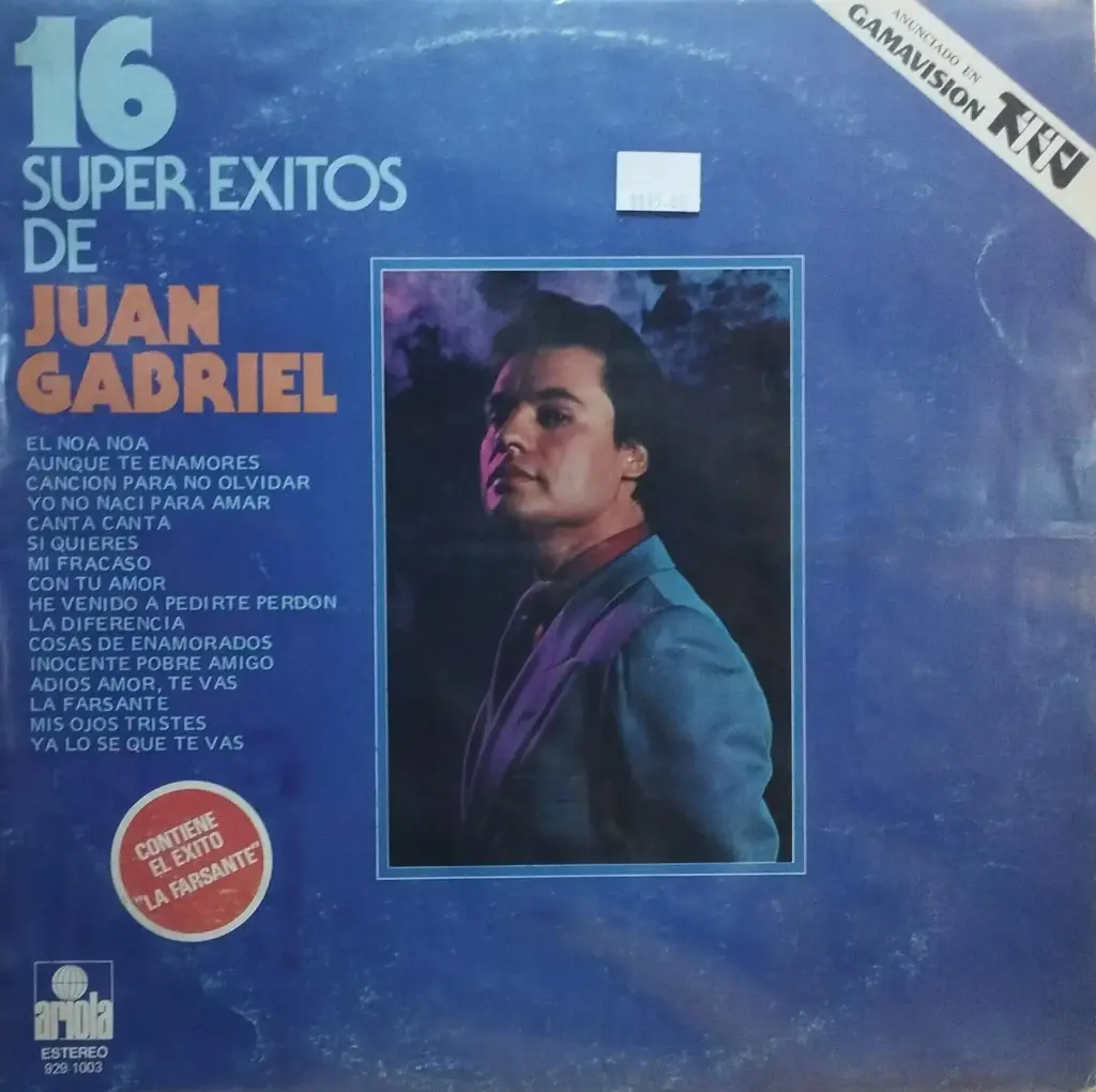 Juan Gabriel – 16 Super Exitos De Juan Gabriel