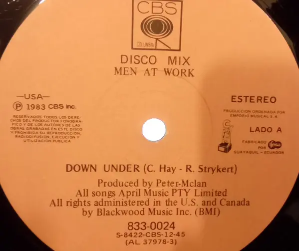 Men At Work – Down Under