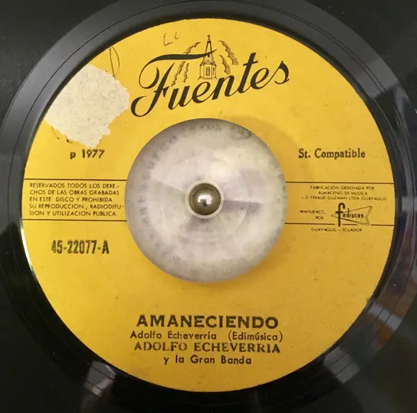 [U7'107] Adolfo Echeverria Y Su Gran Banda – Amaneciendo / La Tormenta