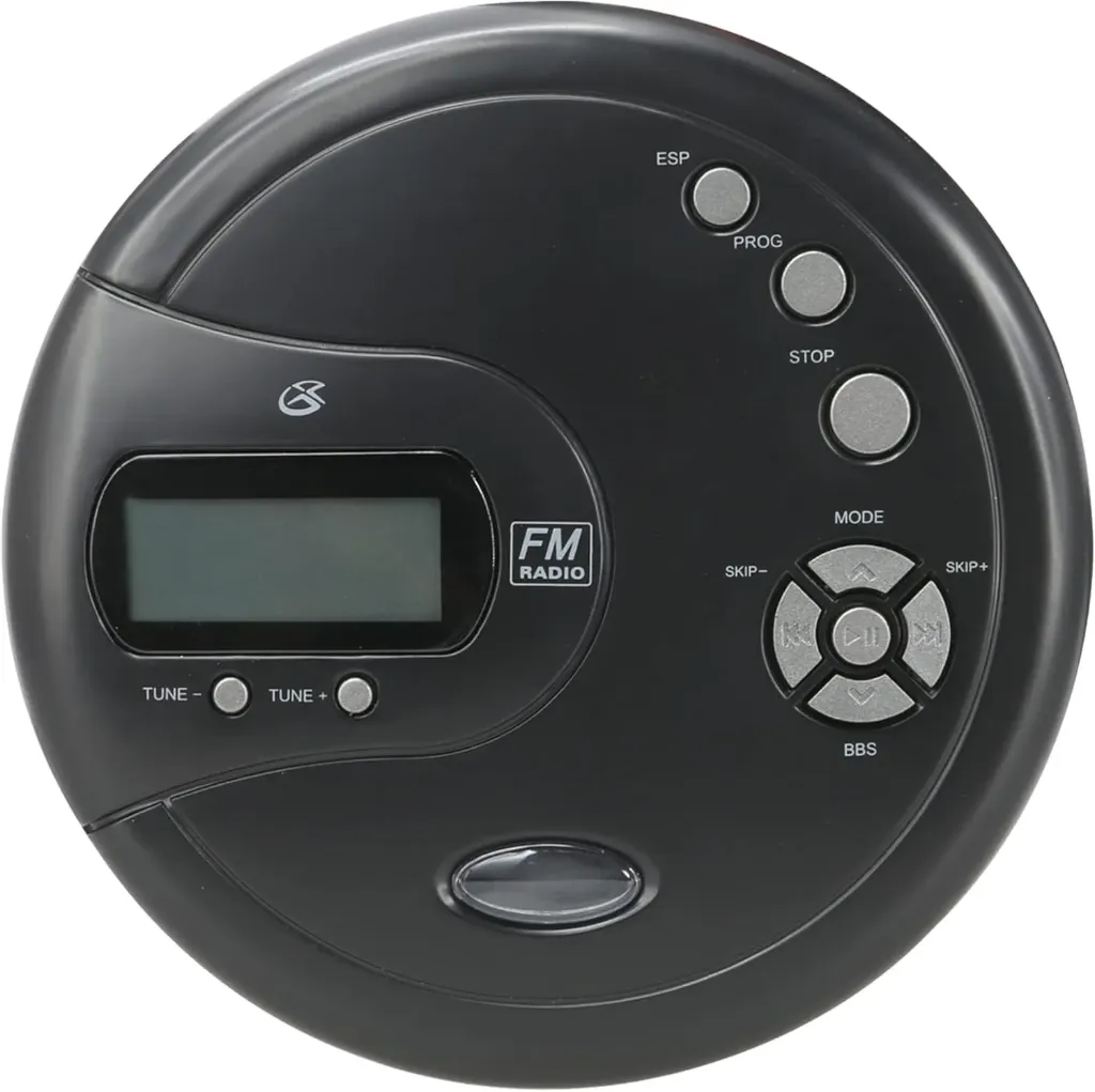 CD Player GPX PC332B Portable