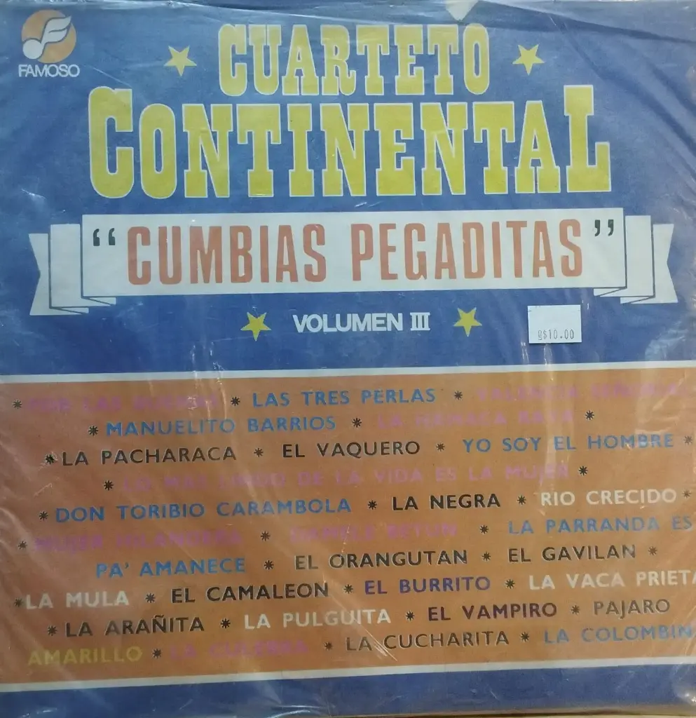 [ULP4799] Cuarteto Continental – Cumbias Pegaditas Volumen III