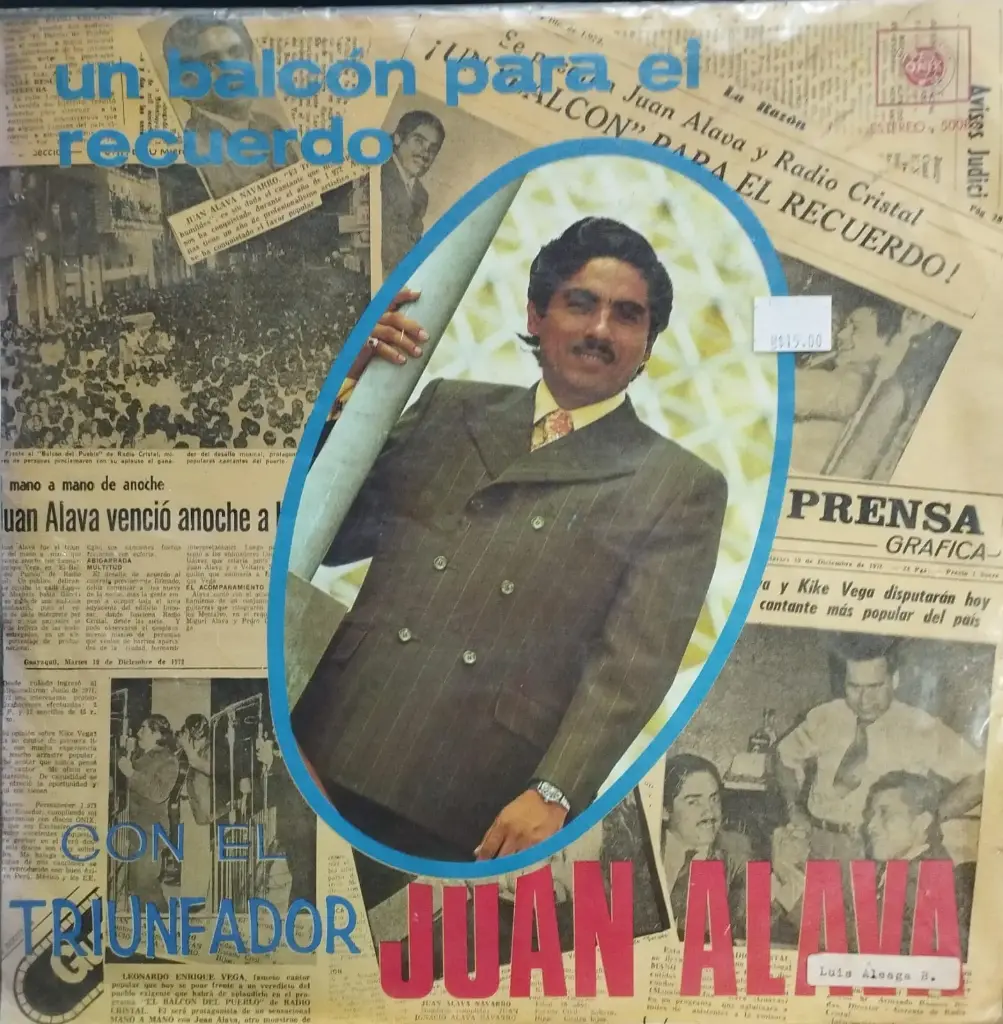 [ULP4897] Juan Alava, Abilio Bermudez Y Su Conjunto – Un Balcon Para El Recuerdo