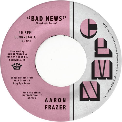 [N7'049] Aaron Frazer - Bad News / Done Lyin'  (Colored Vinyl / 7")