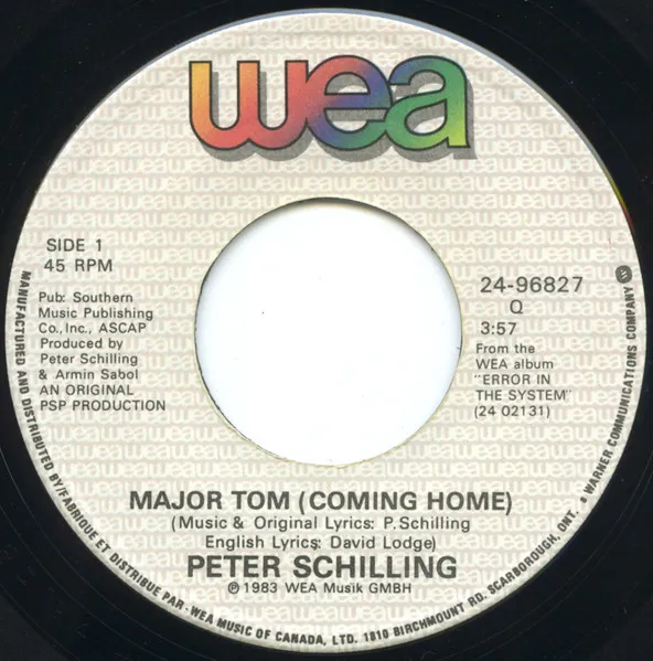 Peter Schilling – Major Tom (Coming Home)