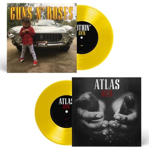 [N7'050] Guns N' Roses - Nothin' / Atlas [Canary Yellow 7" Single]