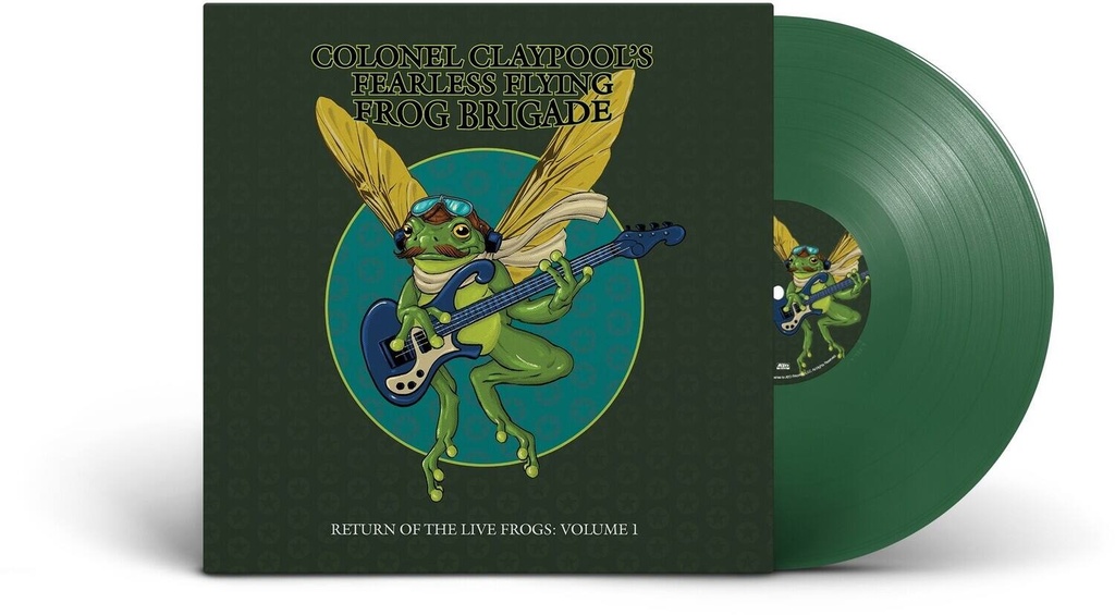 [NLP5174] Les Claypool’s Fearless Flying Frog Brigade - Return of the Live Frogs: Volume 1 (Colored Vinyl Green)