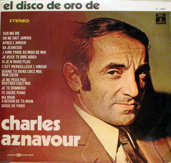 [ULP5390] Charles Aznavour – El Disco De Oro De Charles Aznavour