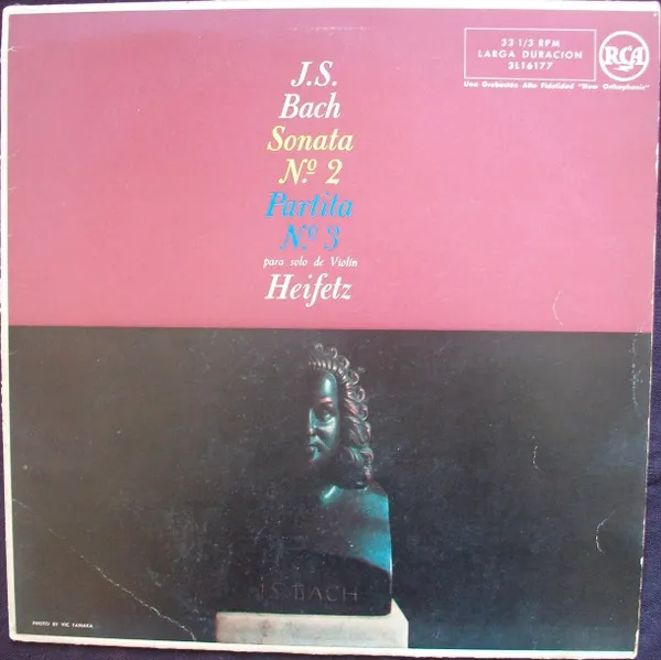 [ULP5442] J. S. Bach, Heifetz – Sonata N.° 2 / Partita N.° 3 (Para Solo De Violín)