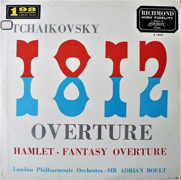 [ULP5448] Tchaikovsky, London Philharmonic Orchestra - Sir Adrian Boult – 1812 Overture / Hamlet - Fantasy Overture