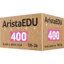 Arista EDU Ultra 400 B&W Negative Film  35mm Roll Film  36 Exposures