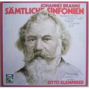 Johannes Brahms - Philharmonia Orchestra London, Otto Klemperer – Sämtliche Sinfonien (Consigna)