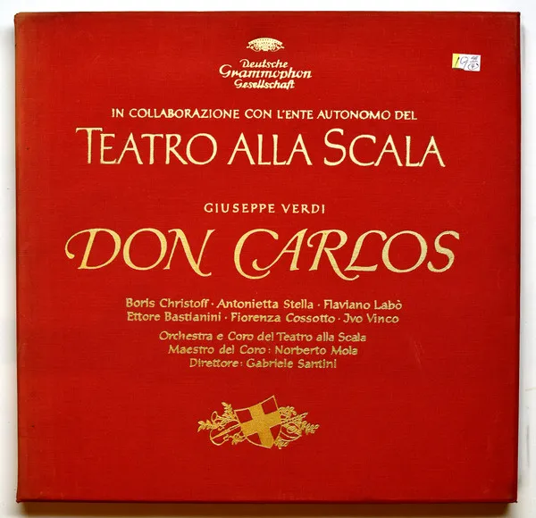 Giuseppe Verdi, Orchestra E Coro Del Teatro Alla Scala Di Milano, Gabriele Santini – Don Carlos