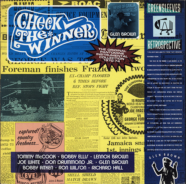 Glen Brown - Check The Winner (The Original Pantomine Instrumental Collection 1970-74)