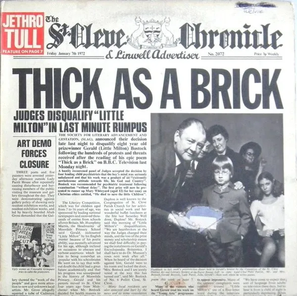 [ULP2763] Jethro Tull – Thick As A Brick