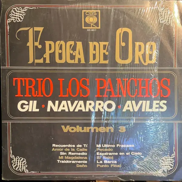 [ULP3091] Trio Los Panchos – Época De Oro - Gil , Navarro, Aviles Volumen 3