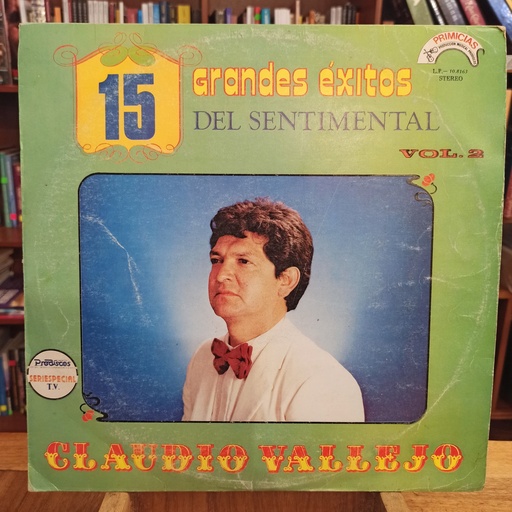 [ULP3728] Claudio Vallejo – 15 Grandes Exitos Del Sentimental 