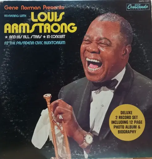 [ULP4086] Louis Armstrong – Gene Norman Presents an Evening with Louis Armstrong and his Allstars in Concert at the Pasadena Civic Auditorium