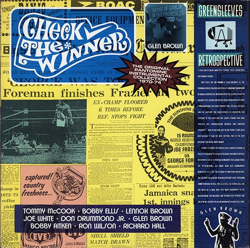 [NLP2231] Glen Brown - Check The Winner (The Original Pantomine Instrumental Collection 1970-74)